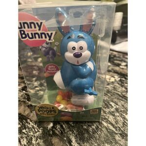 Funny Bunny Blue Rabbit Walks and Poops Jelly Beans